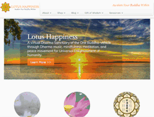 Tablet Screenshot of lotus-happiness.com